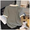 Modisches Sommer-T-Shirt für Damen mit V-Ausschnitt und kurzen Ärmeln, Stilvolles Cropped Top für zierliche Damen, Design-orientierte Unterwäsche