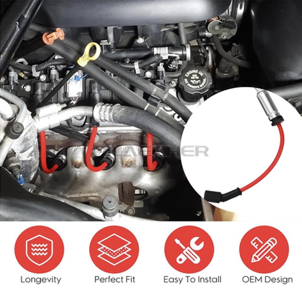 8Pcs Spark Plug Ignition Wires Set for 2000-2021 Chevy Silverado Tahoe Suburban Avalanche GMC Sierra Yukon Cadillac Escalade 4.8