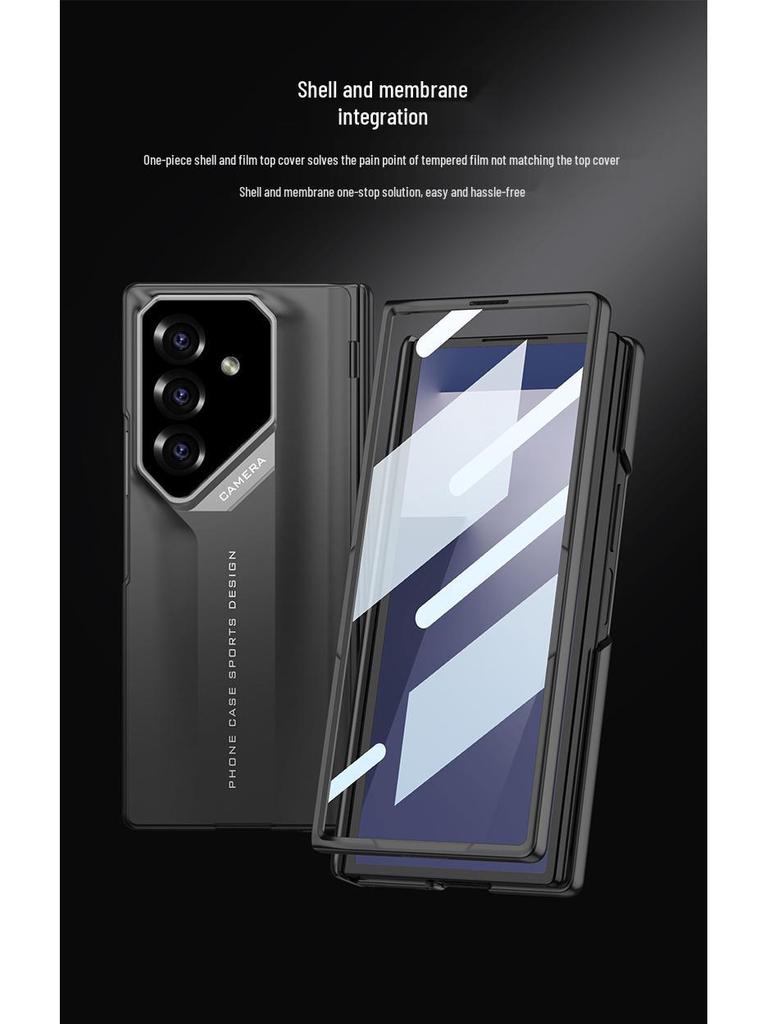 Slim Magnetic Supercar Samsung Z Fold7 Case with Hinge Protection