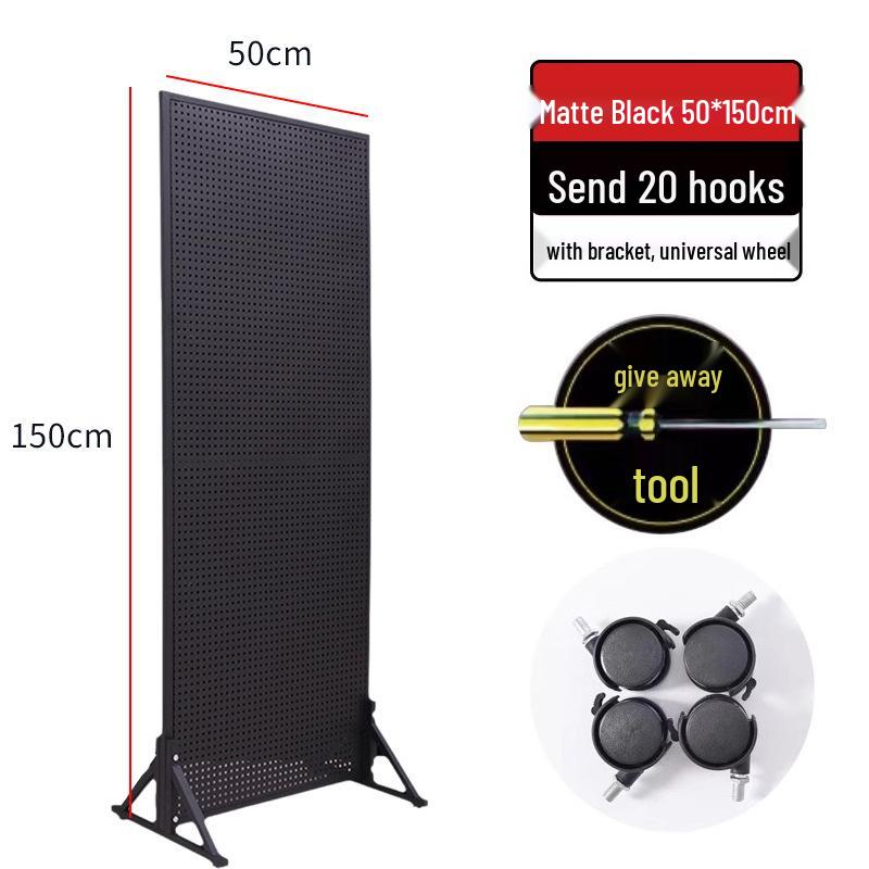Pegboard Shelving Mobile Accessories & Jewelry Rack Vertical Floor Display for Tools
