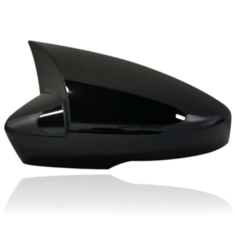 2PC Bat style Add-on Side Mirror Covers For Skoda Octavia 3 Mk3 III A7 5E for VW T-roc Troc T-cross 2014- sticker horn shape