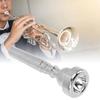 Trumpet Mouthpiece - Beginner to Professional Replacement - Silver - Easy to Clean - Suitable for Playing, Lessons, and Tracks