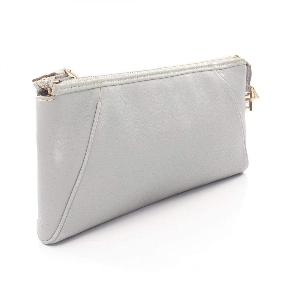 Used Salvatore Ferragamo Gancini Shoulder Bag 21 2839 leather Blue Used Women