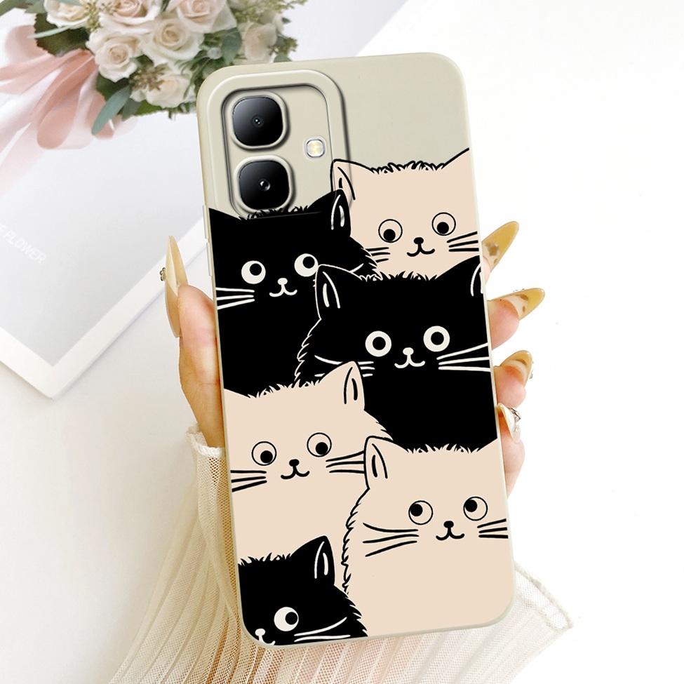 For Infinix Smart20 X6840 X6840B Phone Case For Infinix Smart 20 Cover Luxury Fashion Cute Cartoon Funny Painted Silicone Casing