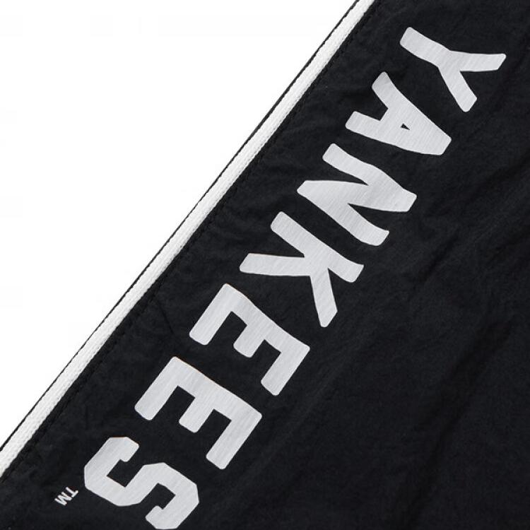 New MLB New York Yankees Casual Shorts Men's Black 3ASMV0153-50BKS