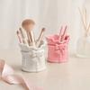 Ornament Bowknot Pen Holder Funny Pencil Rack Creative 3D Printed Pen Stand  Home Office