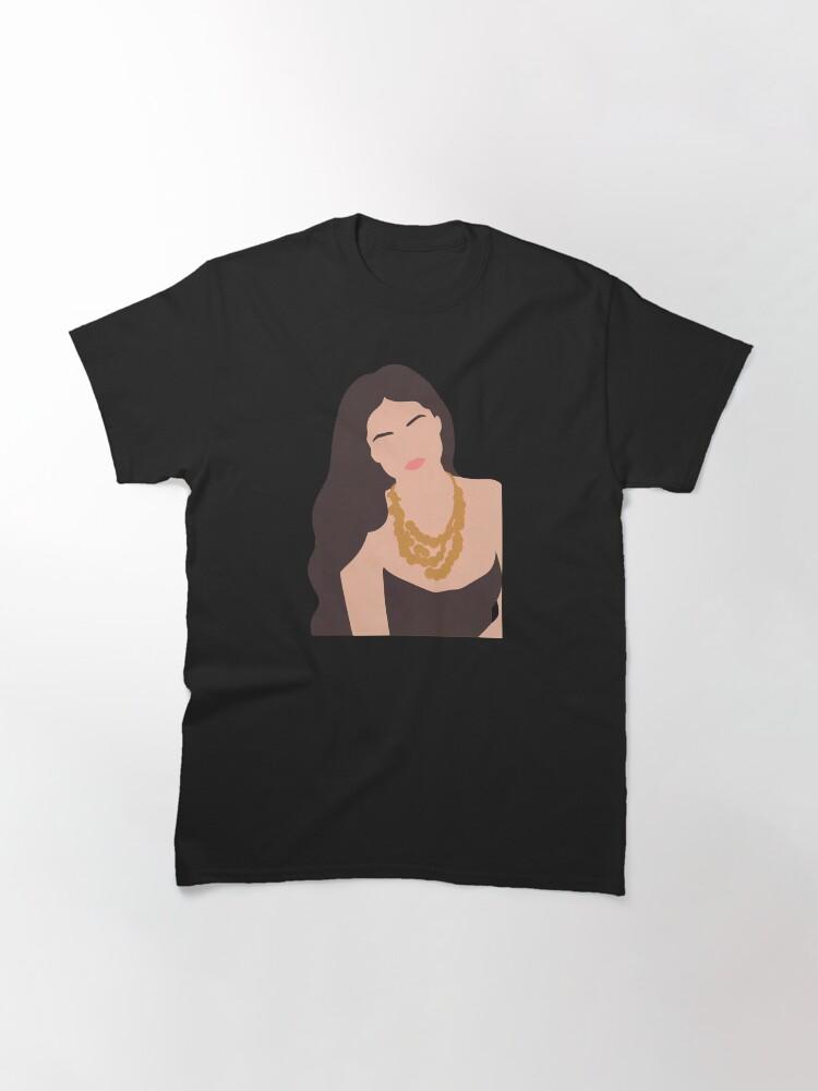 T-shirt Classica con Illustrazione Lineless di Selena Gomez