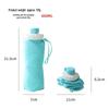Eco-Friendly 600ml Plastic Spray Bottle with Lid Sports Travel Gift Durable Leak-Proof Water Bottle