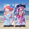 VTuber Sakura M-Mi-ko Towel Sports Quick Dry Travel Camping Gear Sandproof Soft Light Large Beach Towel