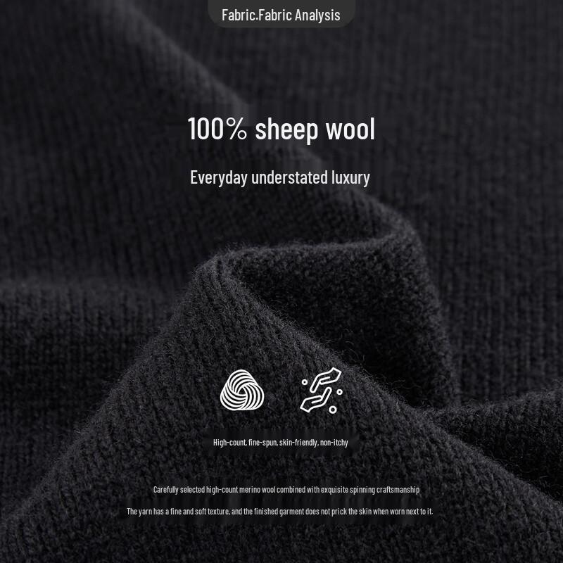Navigare 2026 A/W Women's 100% Wool Round Neck Sweater