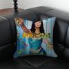 MMarina and the ddiamonds Music Album Cushion Cover Pillow Case Antidustmite Invisible zipper silky plush cushion