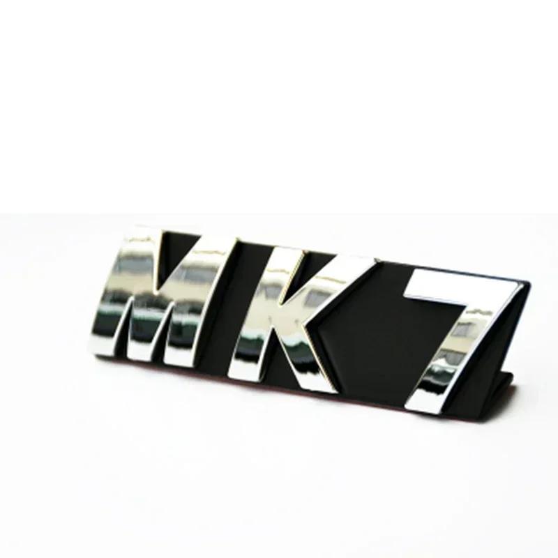 3D ABS Car Mm93 Styling Front Grille Emblem Badge Trims Decals Sticker For Volkswagen VW GOLF 6 7 MK6 MK7 MK7.5