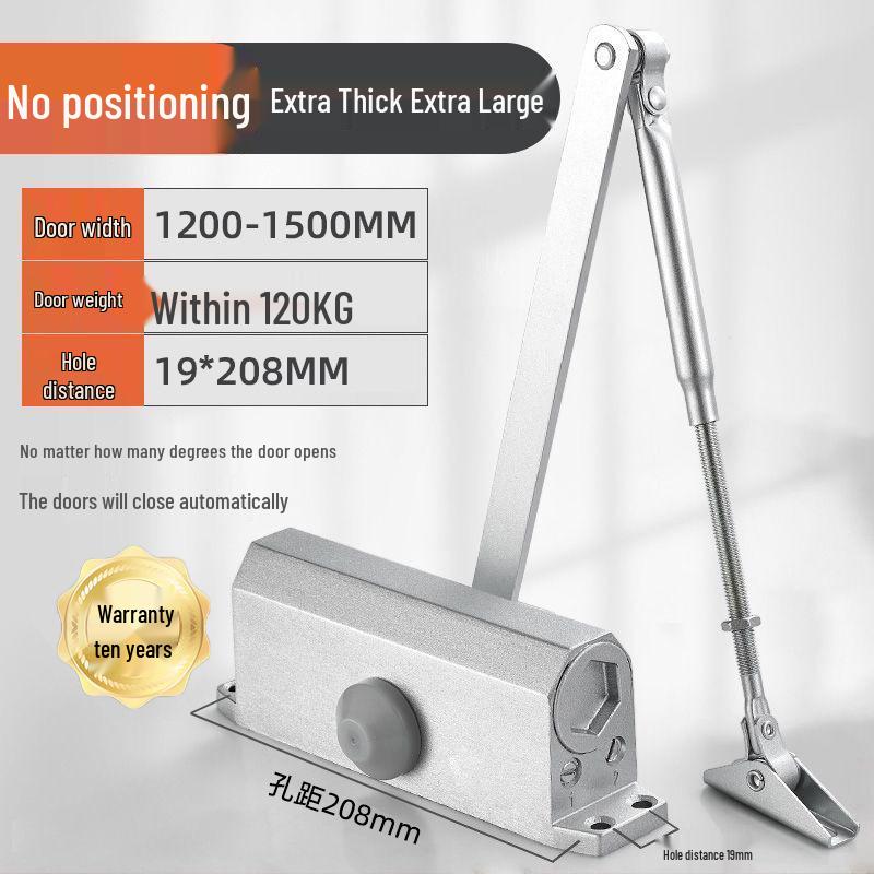 Hydraulic Silent Fire Door Closer - Push-Pull Main Door Buffer Unit