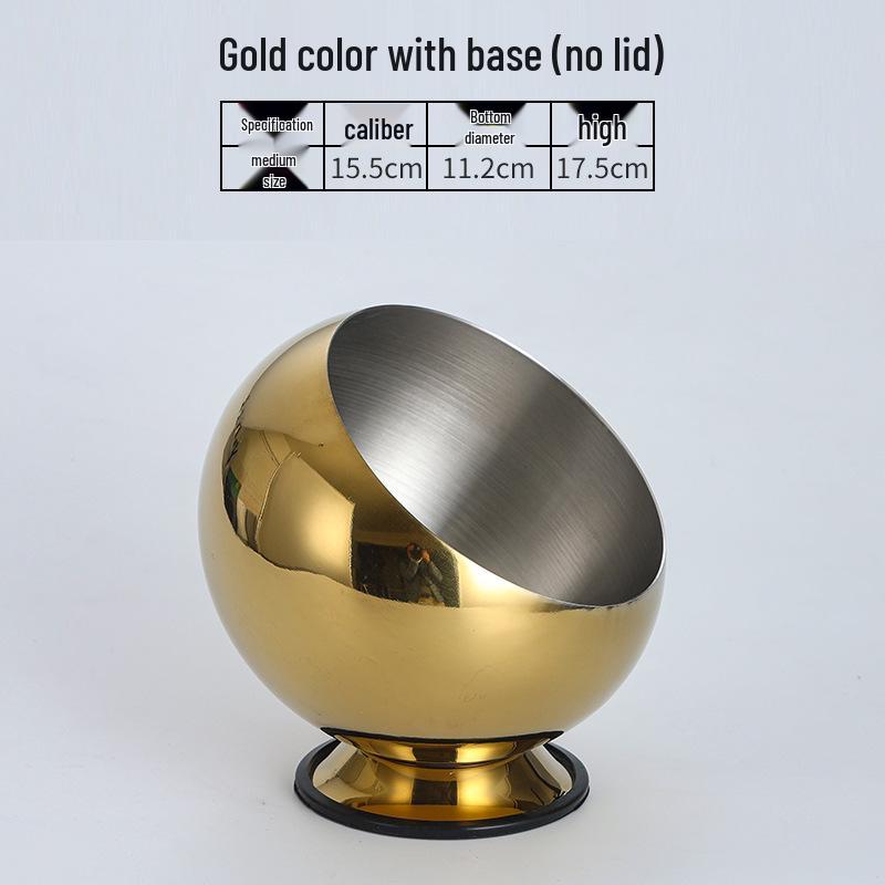 Stainless Steel Slanted Mixing Bowl Set with Lid, Ideal for Seasoning, Sauces & Condiments