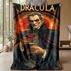 Soft Flannel Blanket Lightweight Cozy Bedroom Living Room CoverDracula