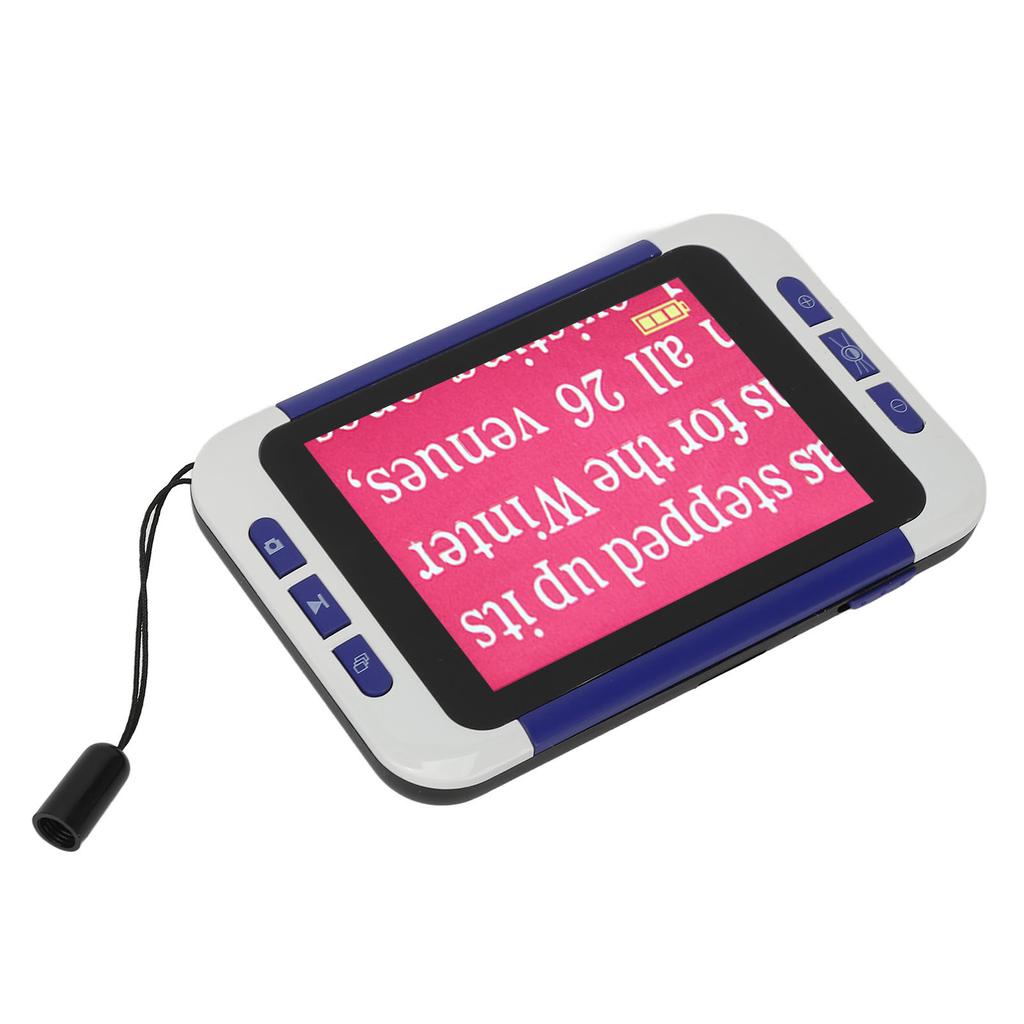 Handheld Video Digital Magnifier 26 Color Modes Electronic Reading Aids for Far Near View 2‑48X