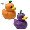 Bürotischzubehör Lustige Orange Aubergine Ente Figur, Obst Gemüse Harz Statue, Entzückende Einzigartige Geburtstagsgeschenke Dekoration für Auto Armaturenbrett Zuhause