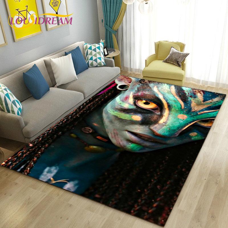 Tappeto Stampato HD del Film Avatar Grande, Tappeto per Soggiorno Camera da Letto Divano Zerbino Decorazione, Tappetino Antiscivolo per Giochi Bambini