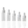 Clear Dropper Bottles: 1ml-5ml for Essential Oils, Cosmetics, and Samples