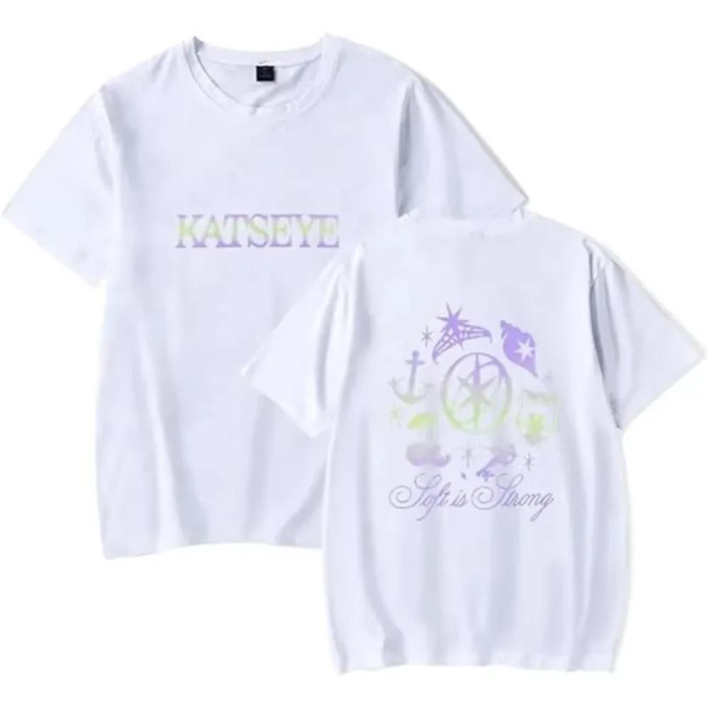 Katseye Merch Sad Men's Women T-shirts Fashion Pop Music Short Sleeve Shirt Sportswear Street Shirt Cool Summer Fashion T-shirt