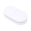 Tablets Splitter 3 in 1 Stainless Steel Portable Accurate Cutting Tablets Cutter for Travel Home White