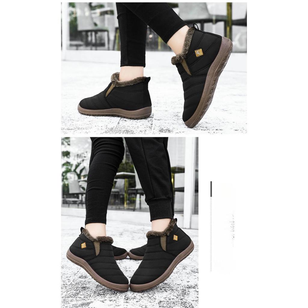 Cotton Boots, Snow Boots, Oversized Warm Boots with Thick Fleece Cotton Boots, High Top Cold Resistant Boots