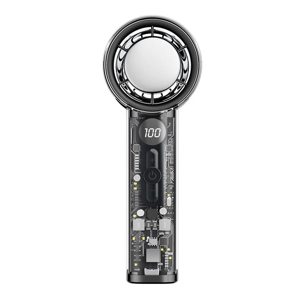 

X05 Portable Handheld Cooling Fan, USB Rechargeable Mini Desk Fan, Outdoor High-Speed Fan Compact Travel-Friendly чёрный