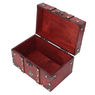 Caja de Almacenamiento Retro Caja de Almacenamiento de Joyas Vintage Estuche de Madera Decorativo para Hogar Salón de Belleza