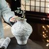 Jingdezhen Designer Wabi-Sabi Ceramic Flower Vase - Ornament Pottery Jar for Hydroponic Flowers and B&B Décor