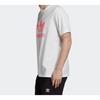 Adidas Originals Trefoil Logo Sports Short Sleeve T-Shirt Men Tops White Flash-Red FK1353