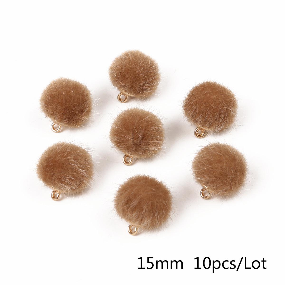 

Меховые шарики помпон для пришивания вязаный брелок шарф обувь шапки DIY ювелирные изделия аксессуары