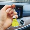 Creative Badminton Whistle Keychain: Small Sports Gift & Student Ornament