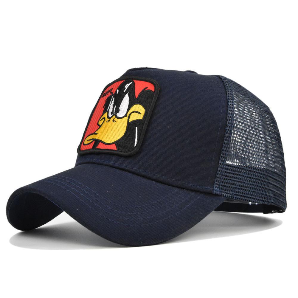 Berretto da Baseball Ricamato Daffy Cappello da Sole con Visiera a Becco d'Anatra Vintage Ingrosso