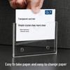 Acrylic Magnetic Label Holder