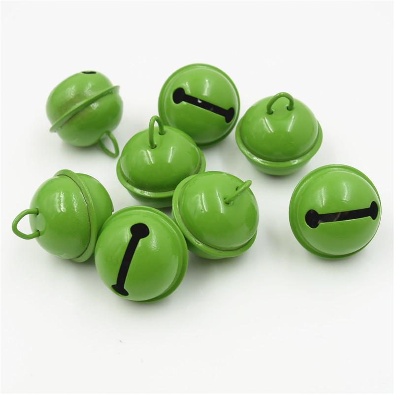 Diy Jewelry Material Accessories 22Mm Candy Color, Triangular Hook Iron Wire Round Bell, Keychain Bag Pendant.