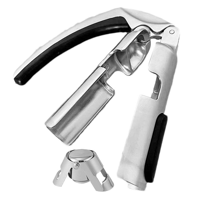 Bar Jar Cork Puller Champagne Corkscrew Opener With Ergonomic Handle Kitchen Sparkling Wine Bottle Opener For Party China Mainland
