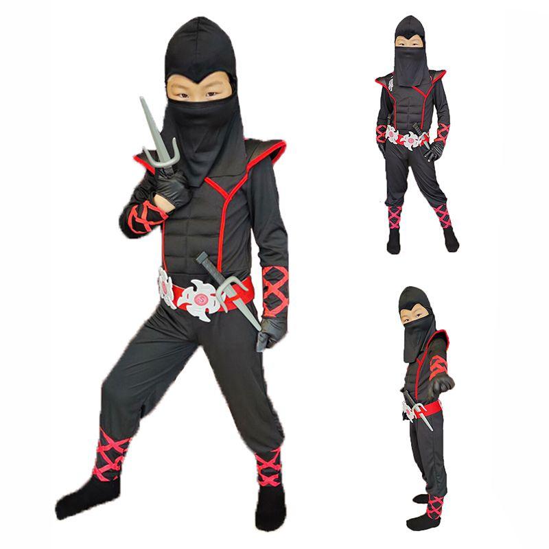 Stunning Ninjago Cosplay Costume For Kids Boys Assassin Carnival Party Fun