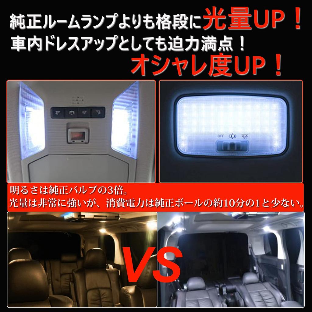 LTONXEN New RAV4 50 Series LED Room Lamp, Special Design for Vehicles, Explosive White,