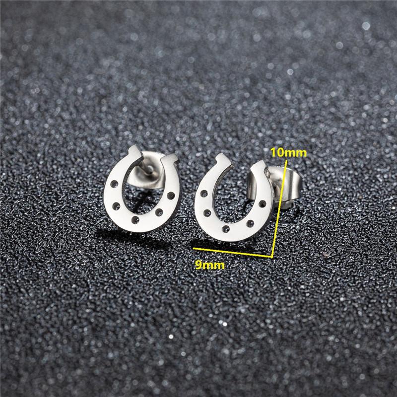 100% Real Sterling Copper 925 Fashion Stud Earrings Minimalist Hedgehog Tiger Penguin Snake Cartilage Studs Hypoallergenic Gift