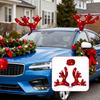 Christmas Car Decor Christmas With LED Light Funny Vehicle Exterior Deer Costume Accessories For Winter Holiday New Year Family
