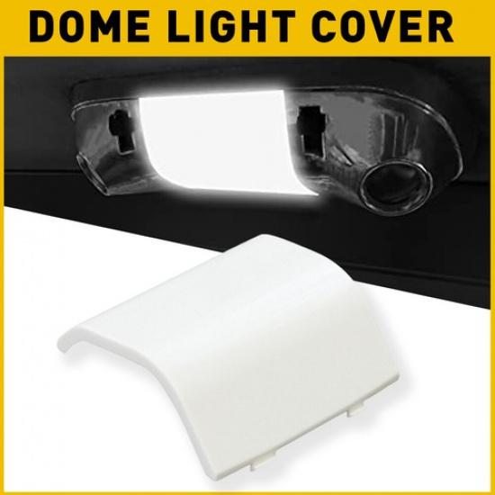 Fits Ford F150 Bronco Overhead 80-96 Ceiling Dome Light Lens Bulb Cover White