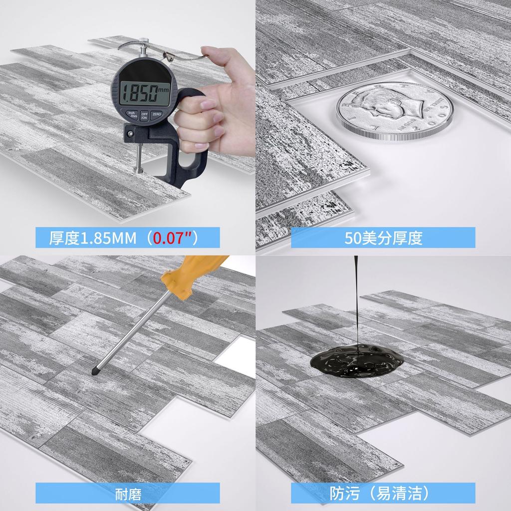 Frosted Special-Shaped Splicing American Wall Sticker Pe Foam Thickened Self-Adhesive Wallpaper Bedroom Kitchen Waterproof And Oil-Proof Wallpaper