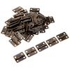 50Pcs 16x13mm Antique Bronze/Gold Cabinet Hinges Furniture Accessories Jewelry Boxes Small Hinge Furniture Fittings For Cabinets