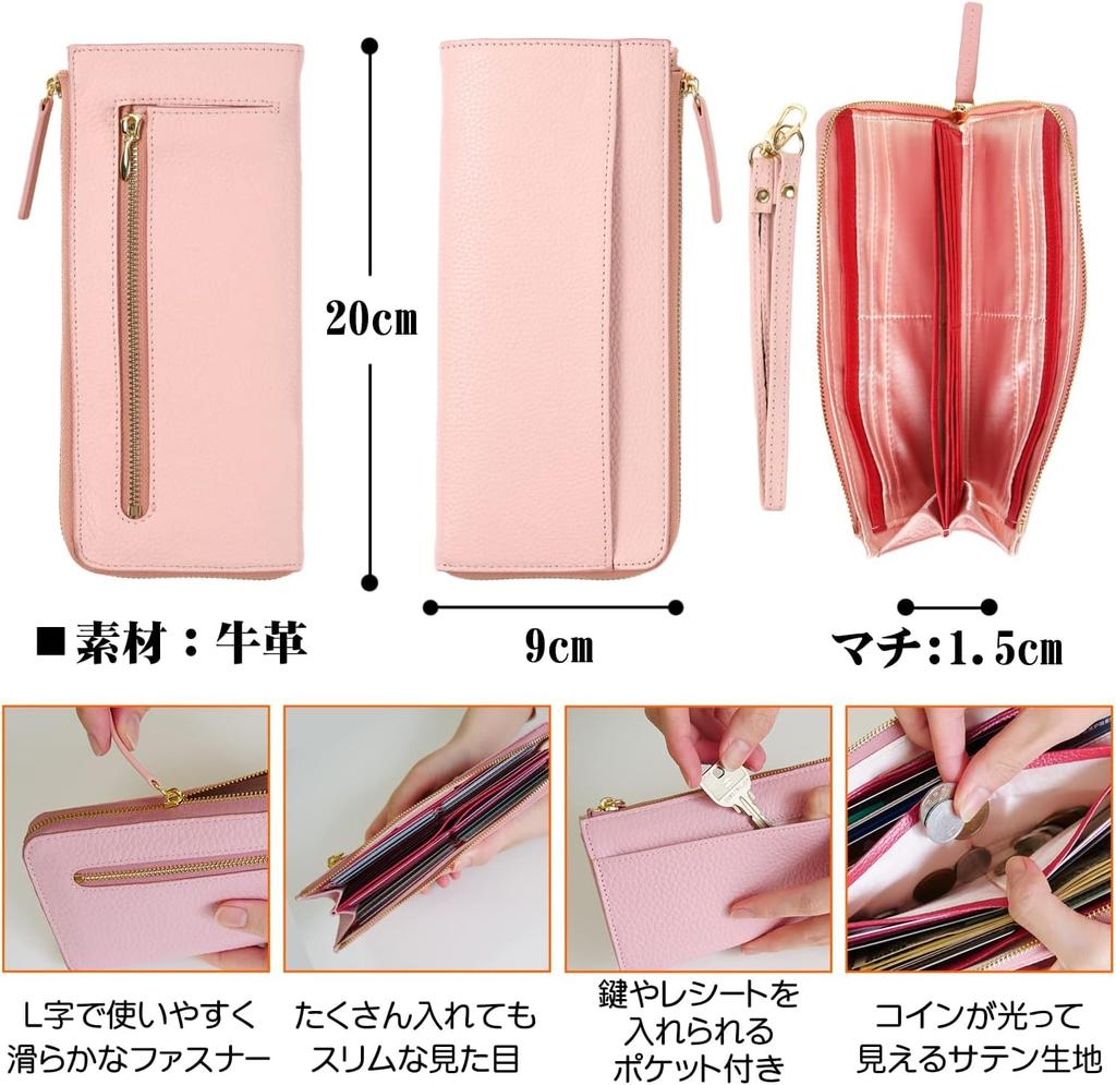 Damski Portfel Długi World Closet, Portfel z Kolorowymi Kredkami "Era Wiatru", Zamek Błyskawiczny Kształtu L, Mieści 24 Karty, Duża Pojemność, Emaliowany z Wytłoczeniem Krokodyla, z