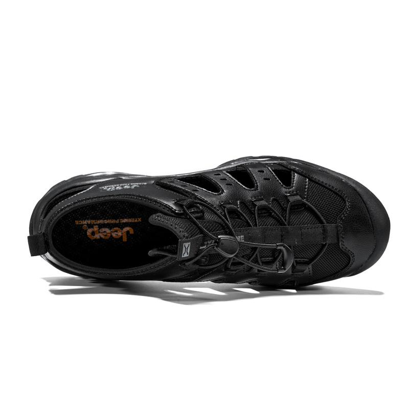 Jeep Comfortable Versatile Non-Slip Breathable Wear-Resistant Shock-Absorbing River Shoes Unisex Shoes Black P520915B06