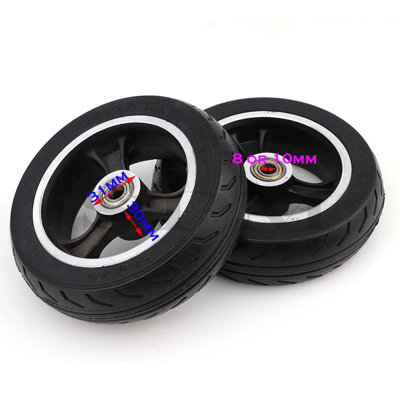 5.5-6 Inch Wheel 145x40 Solid Tire with Aluminum alloy Hub for Mini Electric Scooter Fastwheel F0 ackhot Carbon Fiber Scooter