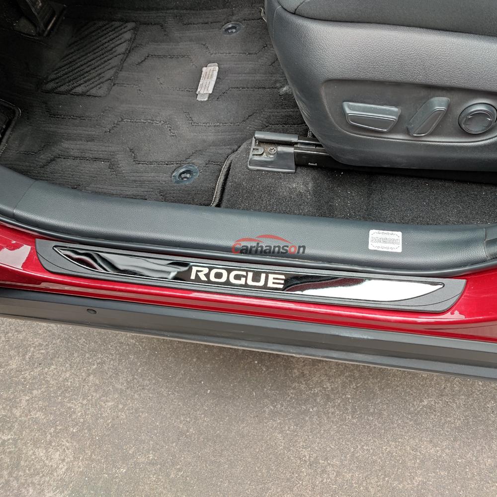 Car Accessories Original Threshold Bar For Nissan Rogue Door Sill Protector Threshold Plate Trim Styling