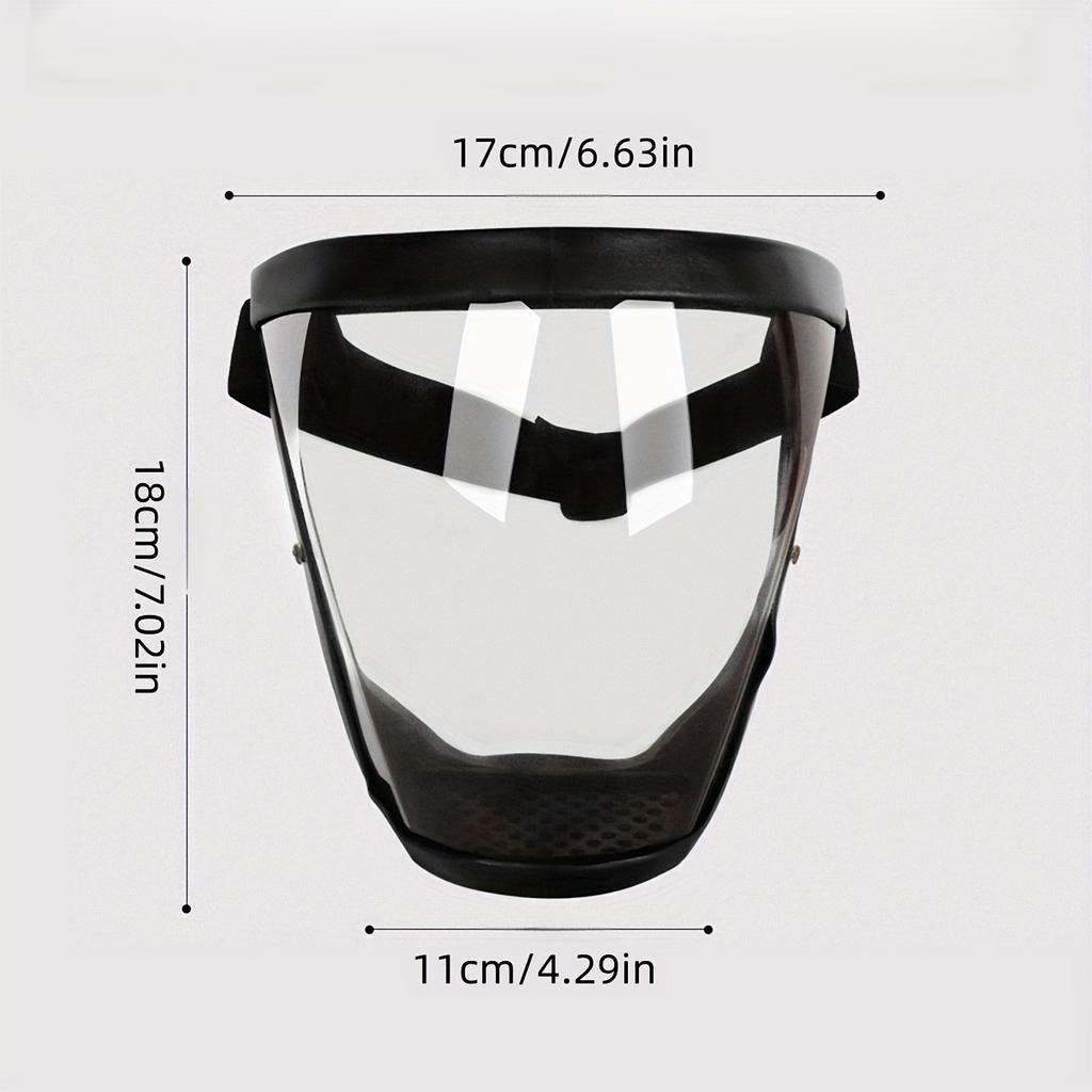 Premium High-Definition Horse Head Mask - Upgraded Full Face Protective Riding Mask with Impact-Resistant, Windproof, and Anti-Fog Features