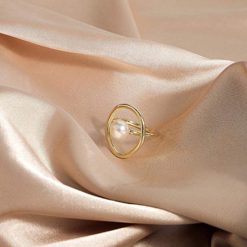Neuer stilvoller Perlenring für Damen - Minimalistisches koreanisches Design