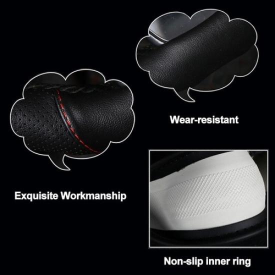 Car steering Wheel Cover For Nissan Rogue x-trail Rogue Sport Hybrid Qashqai